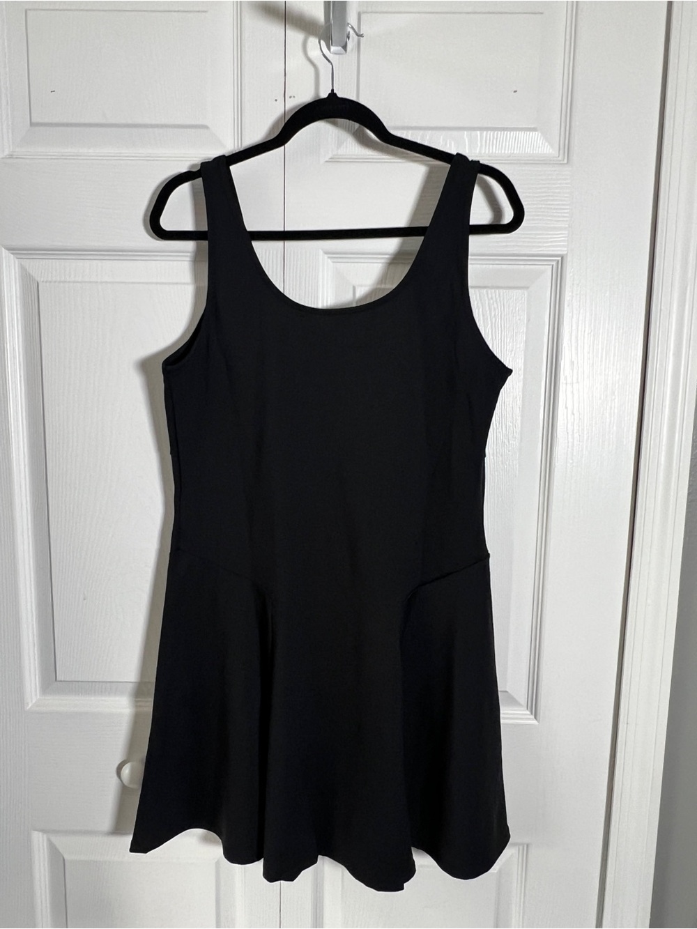 HALARA Black Sleeveless Mini Tennis Dress